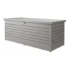 Baule da esterno impermeabile biohort "180" in acciaio zincato grigio quarzo metallizzato 800 lt 181x79x71 cm - cod. 68030