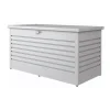 Baule da esterno impermeabile biohort "160" in acciaio zincato argento metallizzato 830 lt 160x79x83 cm - cod. 64060