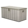 Baule da esterno lifetime in resina grigio 150,7x71,9x69,1 cm