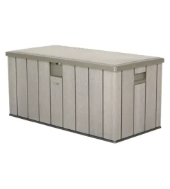 Baule da esterno lifetime in resina grigio 150,7x71,9x69,1 cm