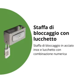 Baule postale per pacchi impermeabile biohort 