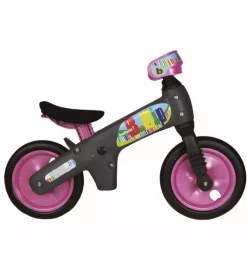 Bellelli bicicletta senza pedali b-bip grigia-rosa
