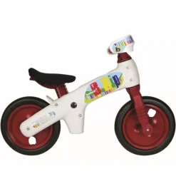 Bellelli bicicletta senza pedali b-bip bianca e rossa
