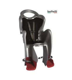 Bellelli seggiolino bici posteriore mr fox argento