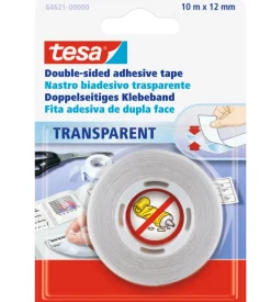 Biadesivo in opp hot melt trasparente blister