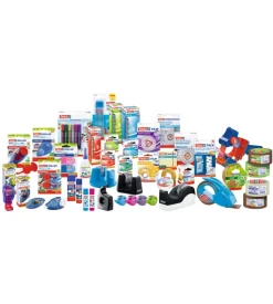 Biadesivo in opp hot melt trasparente blister