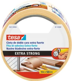 Biadesivo per pavimenti tenuta extra forte, 50 mm x 10 mt - tesa