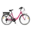 Bici elettrica i-bike "city easy urban" 26" 45 km magenta