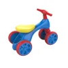 Bici pedagogica per bambini quad con 4 ruote, colore blu