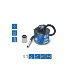 Bidone aspiracenere ar blue clean e15 funzione 3in1 - 1000 w 15 lt - annovi reverberi
