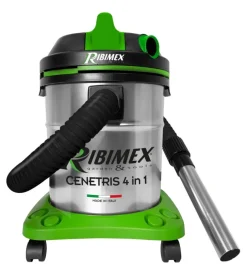 Bidone aspiratutto "cenetris" 4 in 1 per solidi, liquidi, cenere e soffiatore 20 litri 1200 watt - ribimex