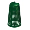 Bidone trespolo portasacchi grigliato verde da 110 litri