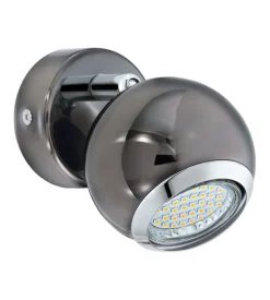 Bimeda - fareto 1 x 2,5w gu10led  acciaio/nickel