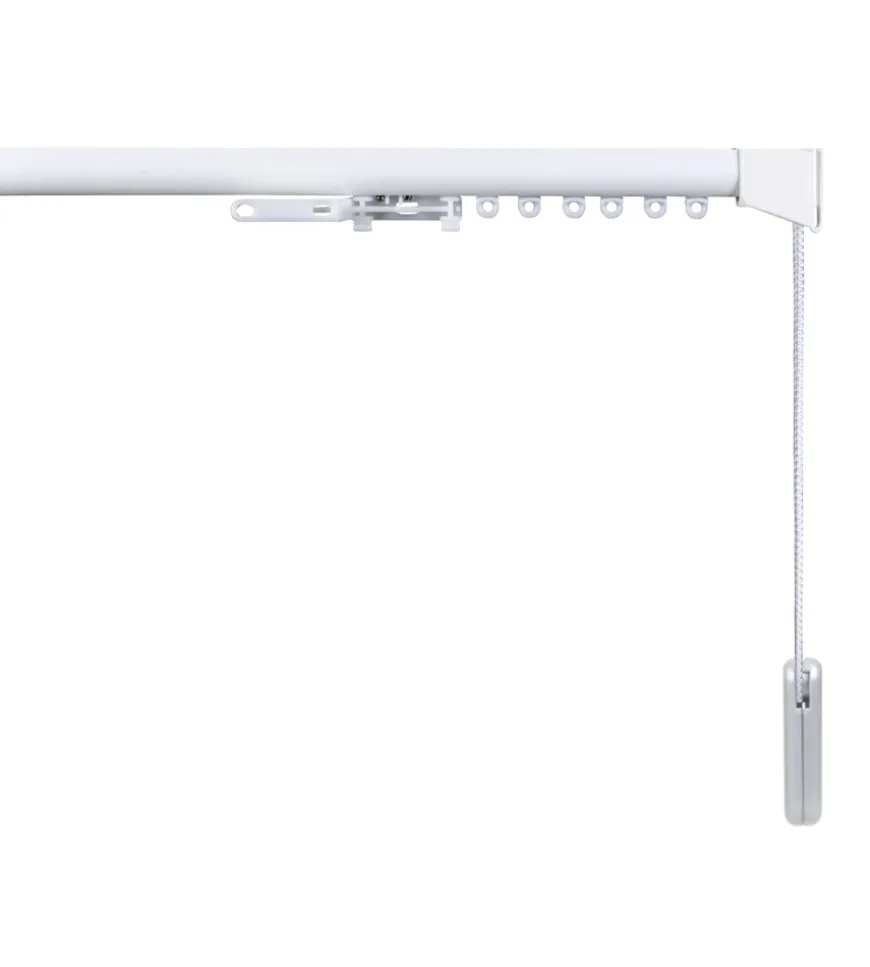 Binario a corda bianco da 160 cm per tende arricciate