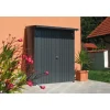 Biohort - set di porte woodstock 150 grigio scuro metallizzato