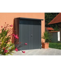 Biohort - set di porte woodstock 150 grigio scuro metallizzato