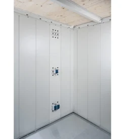 Biohort pannello di montaggio elettrico per casetta attrezzi neo grigio/bianco