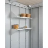 Biohort ripiani per casetta attrezzi neo 56x24,5 cm grigio/bianco 2r