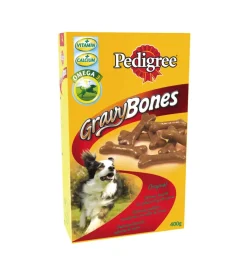 Biscotti per cani pedigree "gravy bones" cucciolo 400 gr