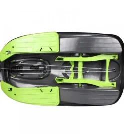 Bob per bambini a 2 posti stratos racing, colore antracite