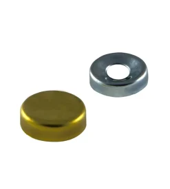 Borchie coprivite bombate - ø 12 mm. - ottone lucido - 12 pz.