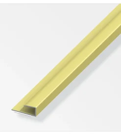 Bordo alluminio oro 15 x 9 aa sv - 2 metri.