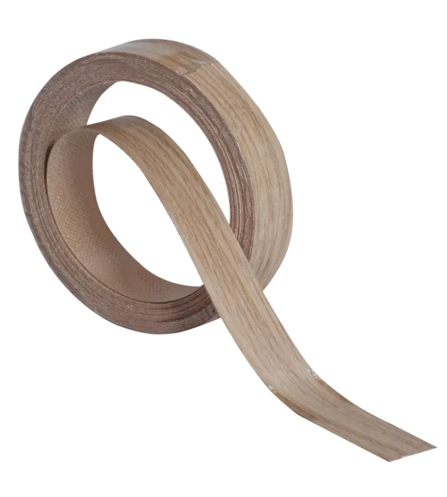 Bordo preincollato colore rovere sbiancato 19 x 5000 mm