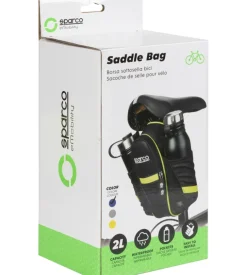 Borsa da sella per bicicletta sparco in nylon, 26x8,8x7 cm