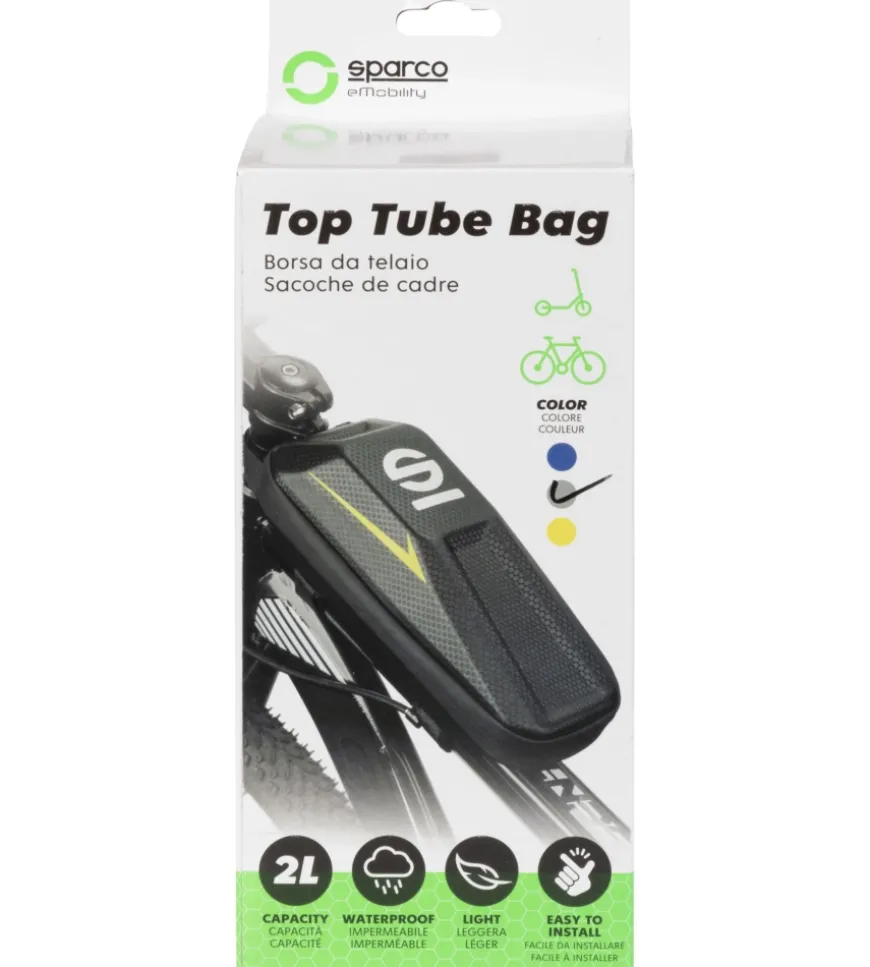 Borsa da telaio per bici sparco in eva, 24x10x8 cm