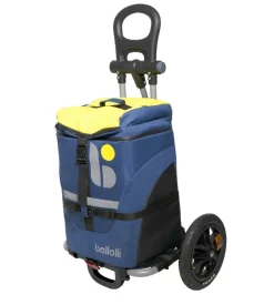 Borsa per bici bellelli "b-tourist" blu/giallo, portata massima 25 kg