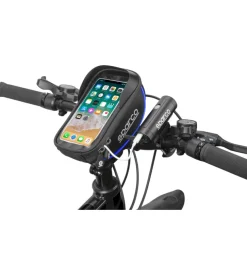 Borsa porta cellulare per bici sparco in microfibra, 19x11x5,5 cm