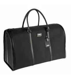 Borsone da viaggio lampa "duffle bag" in nylon con maniglie e tracolla, 60x35x30 cm - 99412