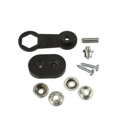 Bottoni automatici 15 mm. - ottone nichelato - 10 pz.