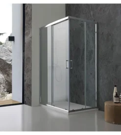 Box doccia "sole" cromato, 70x90x185 cm