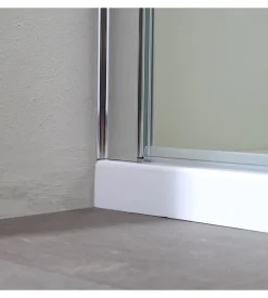 Box doccia walk-in cromato, 120x190 cm