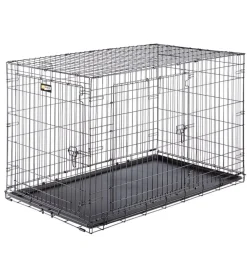 Box pieghevole per cani "dog-inn 120" nero, 123x76x81 cm