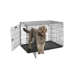 Box pieghevole per cani "dog-inn 120" nero, 123x76x81 cm