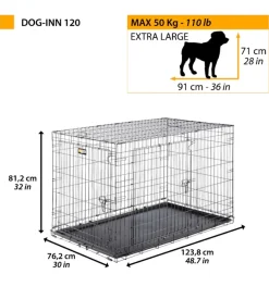 Box pieghevole per cani 