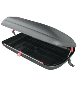 Box tetto per auto 320 litri lampa in polipropilene nero - 60132