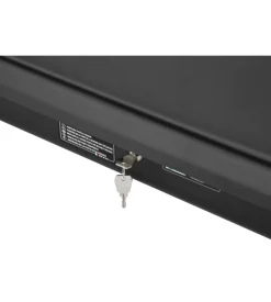 Box tetto per auto 530 litri  in abs nero goffrato - n60019