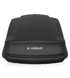 Box tetto per auto 530 litri  in abs nero goffrato - n60019