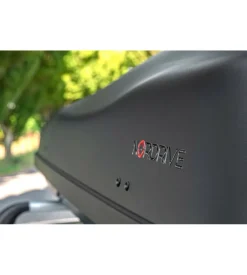 Box tetto per auto nordrive 400 litri in abs nero goffrato - n60040