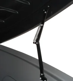 Box tetto per auto nordrive 330 litri in abs grigio goffrato - n60000