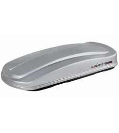 Box tetto per auto nordrive 530 litri  in abs grigio goffrato - n60020