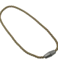 Bracciale magnetico per arricciare/decorare le tende -colore grigio.