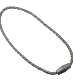 Bracciale magnetico per arricciare/decorare le tende -colore nocciola .