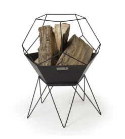 Braciere per legna barbecook "jura" in acciaio nero, diametro 42,5 cm