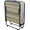 Brandina letto pieghevole con materasso trapuntato da 10 cm 80x200x37 cm