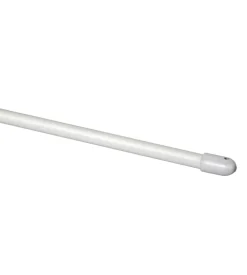 Bris astina tonda in acciaio plasticato bianca estensibile da 40 a 60 cm