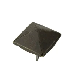 Bullette ornamentali lisce brunite17,0 mm. - 15 pz.